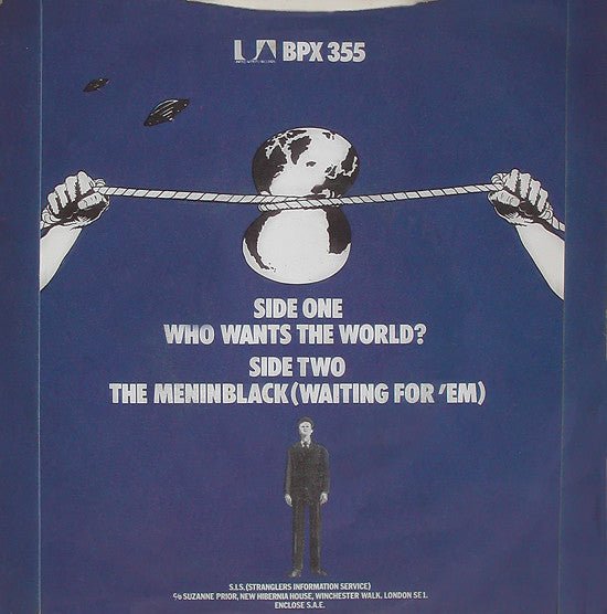USED: The Stranglers - Who Wants The World? / The Meninblack (Waiting For 'Em) (7", Single, Ltd) - Used - Used