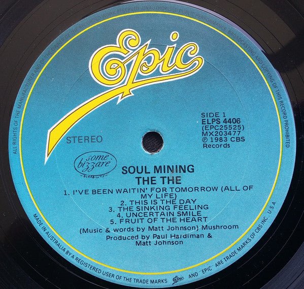 USED: The The - Soul Mining (LP, Album) - Used - Used