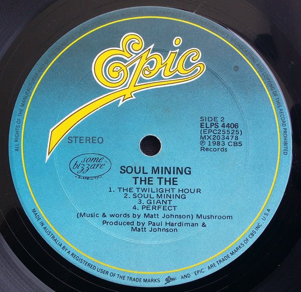 USED: The The - Soul Mining (LP, Album) - Used - Used