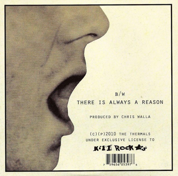USED: The Thermals - Never Listen To Me (7", Single) - Kill Rock Stars