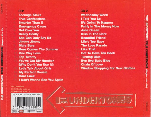 USED: The Undertones - True Confessions (Singles=A’s+B’s) (2xCD, Comp) - Used - Used