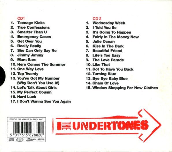 USED: The Undertones - True Confessions (Singles=A’s+B’s) (2xCD, Comp) - Used - Used