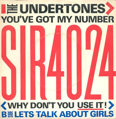 USED: The Undertones - You've Got My Number < Why Don't You Use It! > (7", Single) - Used - Used