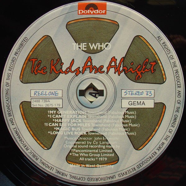 USED: The Who - The Kids Are Alright (2xLP, Album) - Used - Used