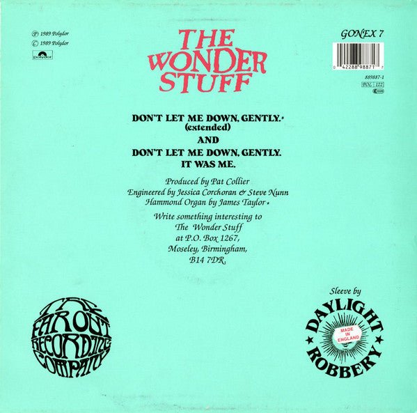 USED: The Wonder Stuff - Don't Let Me Down, Gently (12") - Used - Used