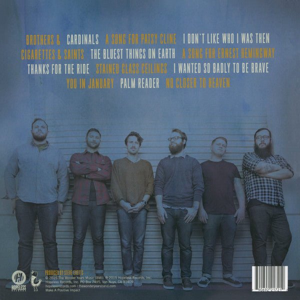 USED: The Wonder Years - No Closer To Heaven (LP + LP, S/Sided, Etch + Album, Ltd, Blu) - Used - Used