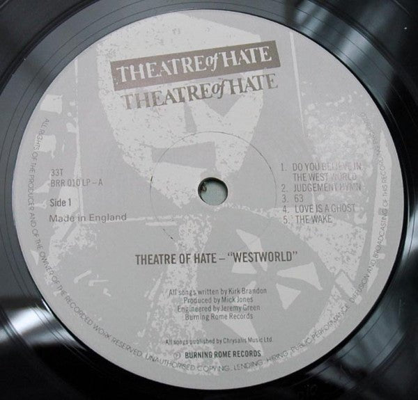 USED: Theatre Of Hate - Westworld (LP, Album, RE + 7") - Used - Used