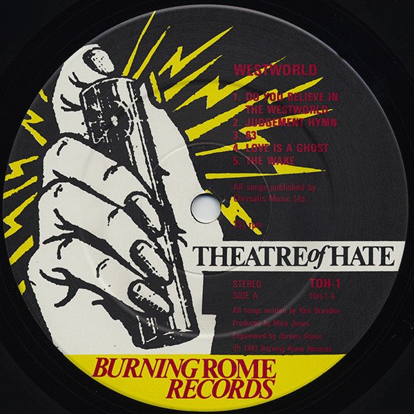 USED: Theatre Of Hate - Westworld (LP, Album) - Used - Used