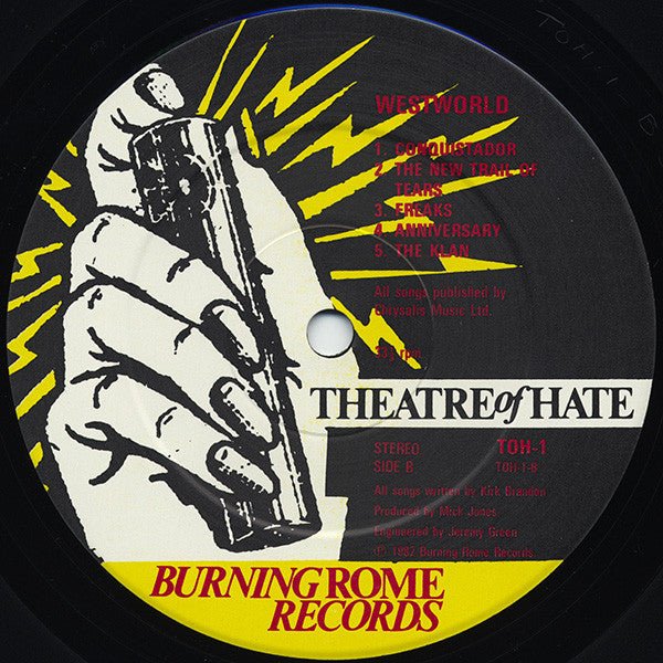 USED: Theatre Of Hate - Westworld (LP, Album) - Used - Used