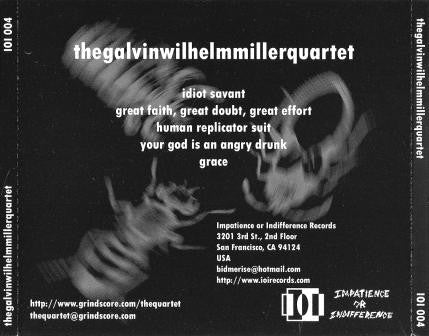 USED: thegalvinwilhelmmillerquartet - thegalvinwilhelmmillerquartet (CD, MiniAlbum) - Used - Used