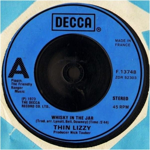USED: Thin Lizzy - Whisky In The Jar (7", Single, RE, Sol) - Used - Used