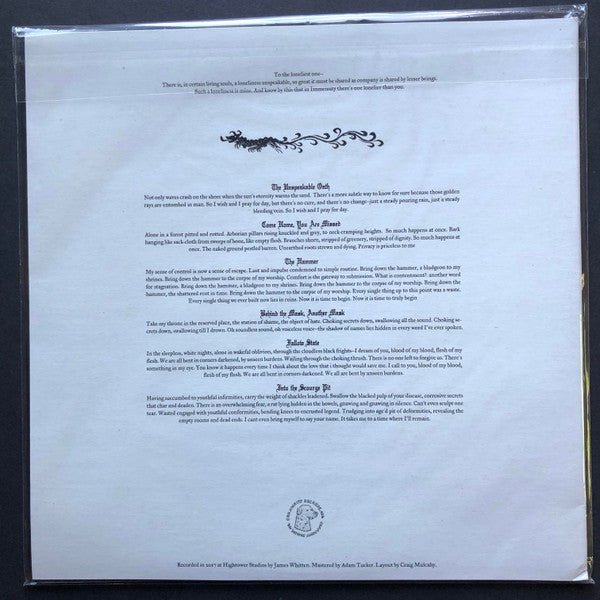 USED: Thou - Inconsolable (LP, EP, Ltd, Whi) - Used - Used