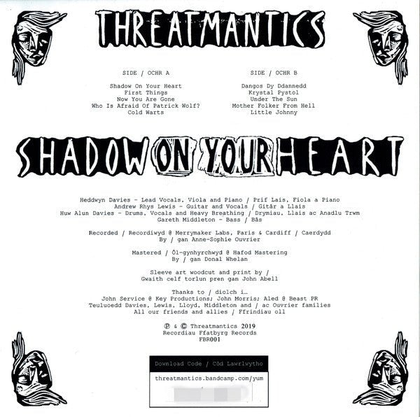 USED: Threatmantics - Shadow On Your Heart (LP, Album, Ltd, Num, W/Lbl) - Used - Used