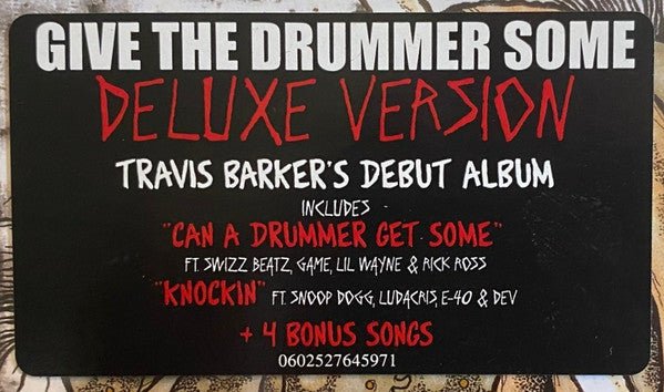 Buy Travis Barker : Give The Drummer Some (CD, Album, Dlx) – Specialist  Subject Records