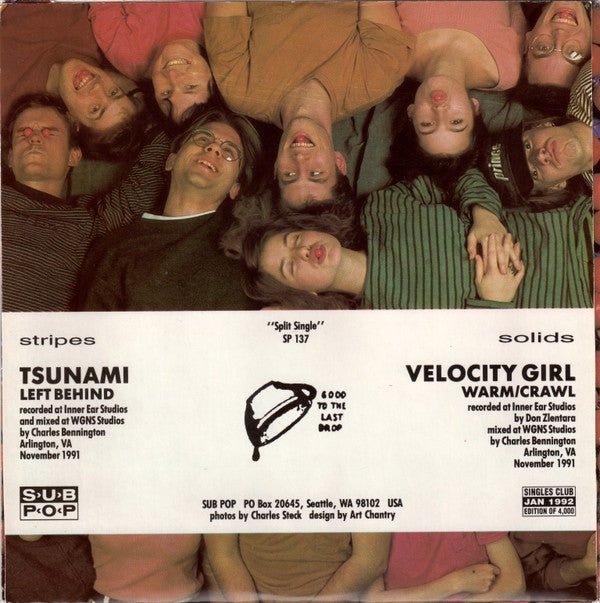 USED: Tsunami (6) / Velocity Girl - Left Behind / Warm/Crawl (7", Single, Ltd, Pin) - Used - Used