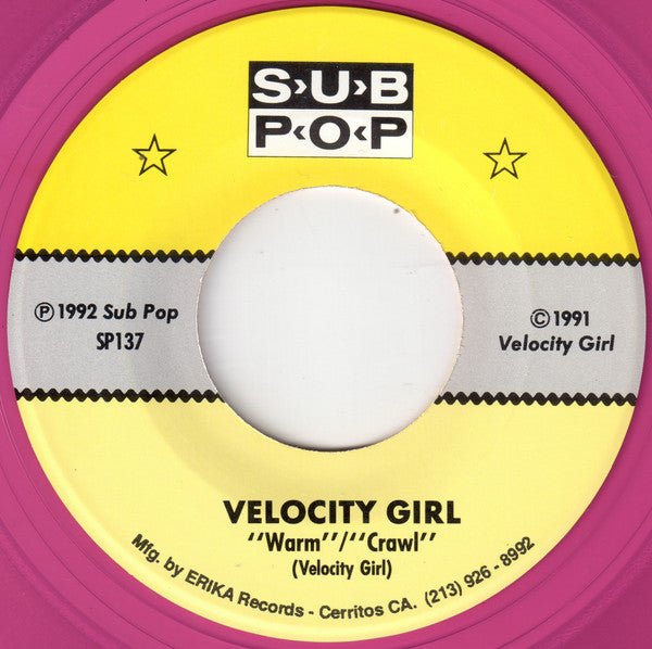 USED: Tsunami (6) / Velocity Girl - Left Behind / Warm/Crawl (7", Single, Ltd, Pin) - Used - Used