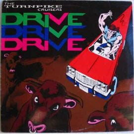 USED: Turnpike Cruisers - Drive Drive Drive (LP, Album) - Link Records (4)