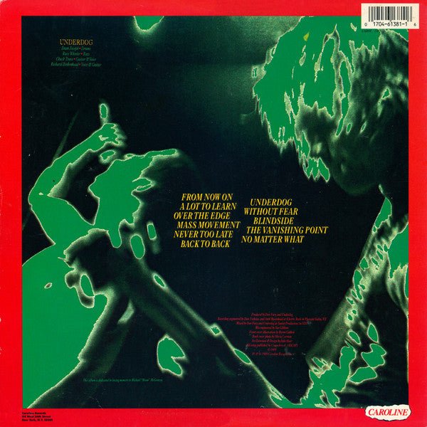 USED: Underdog (2) - The Vanishing Point (LP, Album) - Caroline Records, Caroline Records