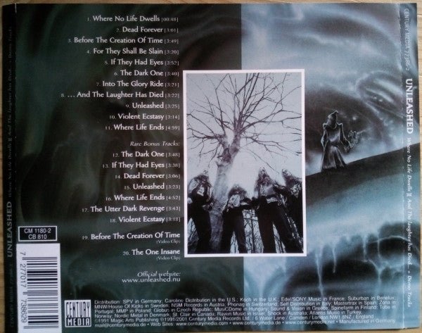 USED: Unleashed - Where No Life Dwells ][ And The Laughter Has Died... + Demo Tracks (CD, Comp, Enh, RE, RM) - Used - Used