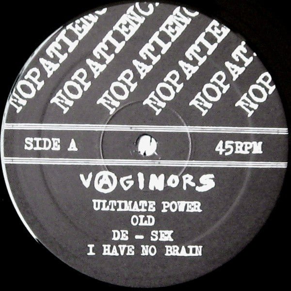 USED: Vaginors - Nuclear Papsmear (12", Album) - Used - Used