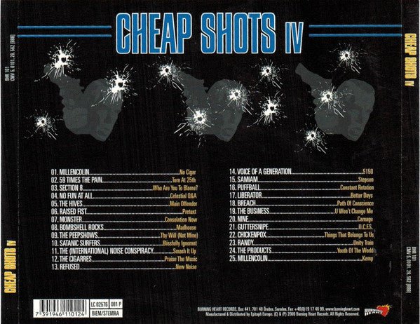 USED: Various - Cheap Shots IV (CD, Comp) - Used - Used