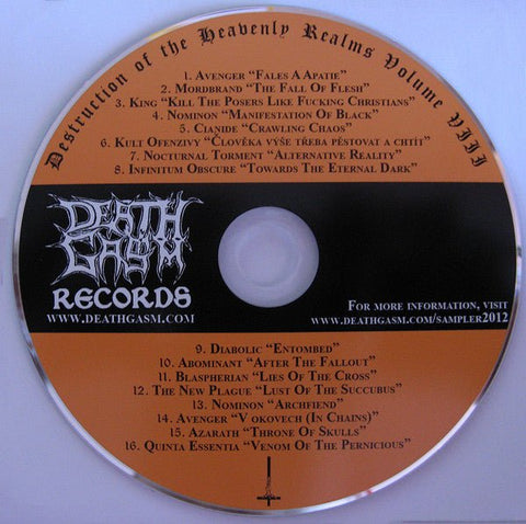 USED: Various - Destruction Of The Heavenly Realms Volume VIII (CD, Comp, Smplr) - Used - Used