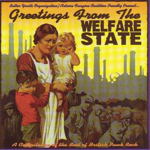 USED: Various - Greetings From The Welfare State (CD, Comp) - Used - Used