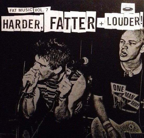 USED: Various - Harder, Fatter + Louder! (2xLP, Comp, Ltd) - Fat Wreck Chords