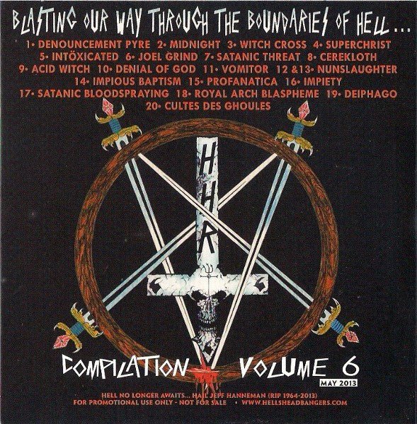 USED: Various - Hells Headbangers Compilation Volume 6 (CD, Comp, Promo) - Used - Used