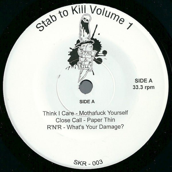 USED: Various - Stab To Kill Vol. 1 (2x7", EP, Comp) - Stab And Kill Records, Stab And Kill Records
