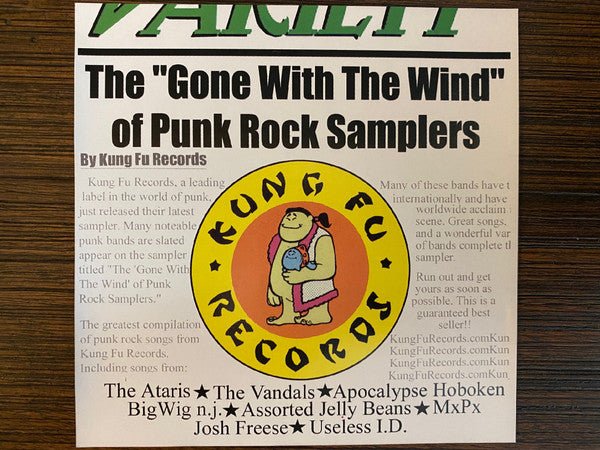 USED: Various - The "Gone With The Wind" Of Punk Rock Samplers (CD, Smplr) - Used - Used