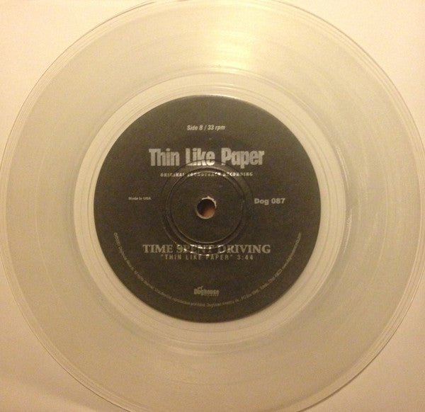 USED: Various - Thin Like Paper (Original Soundtrack Recording) (7", Cle) - Doghouse Records (2)