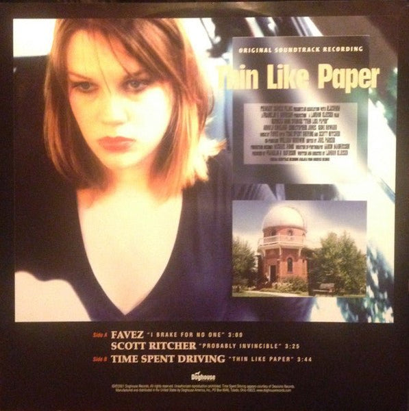 USED: Various - Thin Like Paper (Original Soundtrack Recording) (7", Cle) - Used - Used