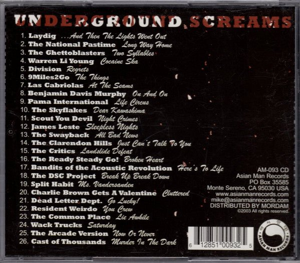 USED: Various - Underground Screams (CD, Comp) - Used - Used