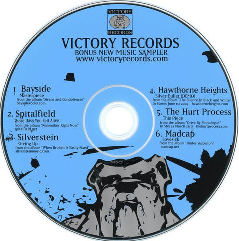 USED: Various - Victory Records Bonus New Music Sampler (CD, Comp, Smplr, Blu) - Used - Used