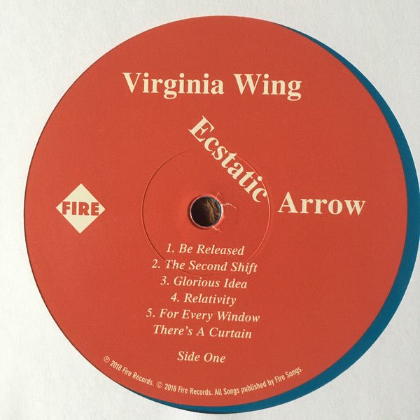 USED: Virginia Wing - Ecstatic Arrow (LP, Ltd, Blu) - Used - Used