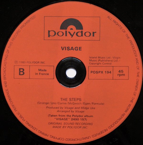 USED: Visage - Fade To Grey (12", Single) - Used - Used