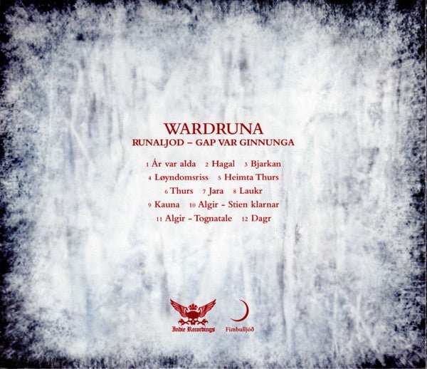 USED: Wardruna - Runaljod - Gap Var Ginnunga (CD, Album, RE, Sli) - Used - Used