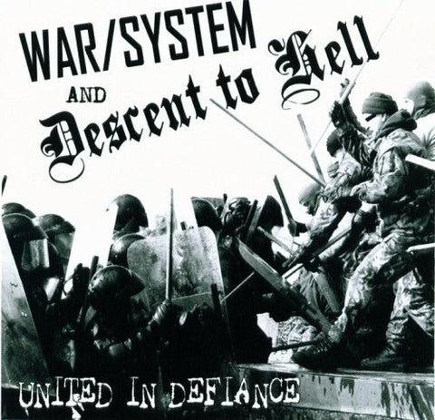 USED: War/System And Descent To Hell - United In Defiance (CD, Album) - Used - Used