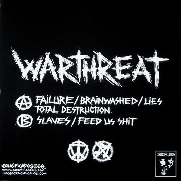 USED: Warthreat - Warthreat (7", Red) - Crucificados Pelo Sistema