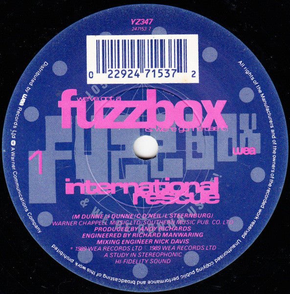 USED: We've Got A Fuzzbox & We're Gonna Use It!* - International Rescue (7", Single) - Used - Used