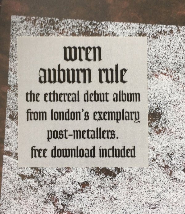 USED: Wren (7) - Auburn Rule (LP, Album, Fro) - Used - Used