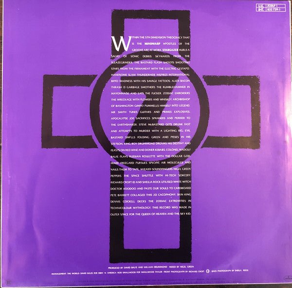 USED: Zodiac Mindwarp And The Love Reaction - Tattooed Beat Messiah (LP, Album) - Used - Used