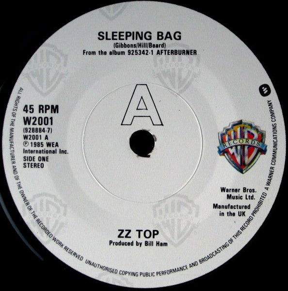 USED: ZZ Top - Sleeping Bag (7", Single, PRS) - Used - Used