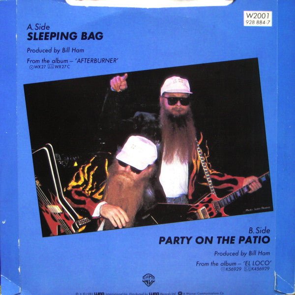 USED: ZZ Top - Sleeping Bag (7", Single, PRS) - Used - Used