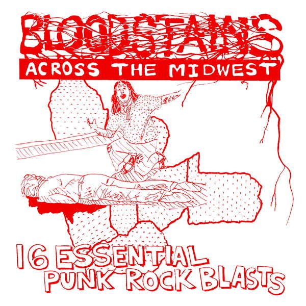 v/a - Bloodstains Across The Midwest LP - Vinyl - Bloodstains