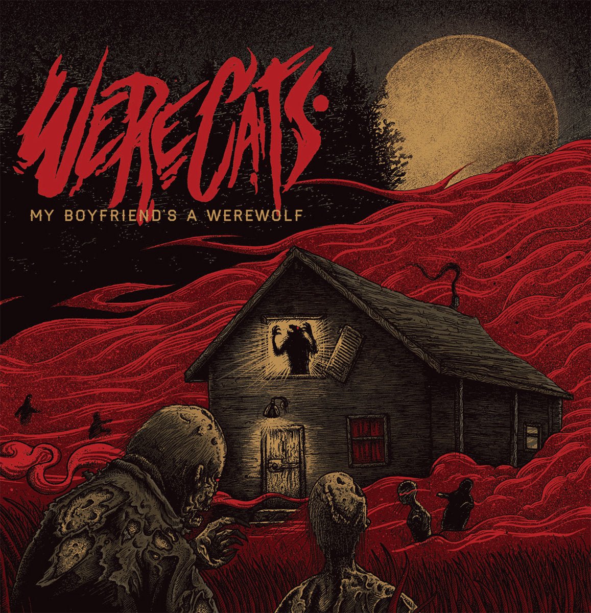Werecats - My Boyfriend's A Werewolf 7" - Vinyl - Monster Zero